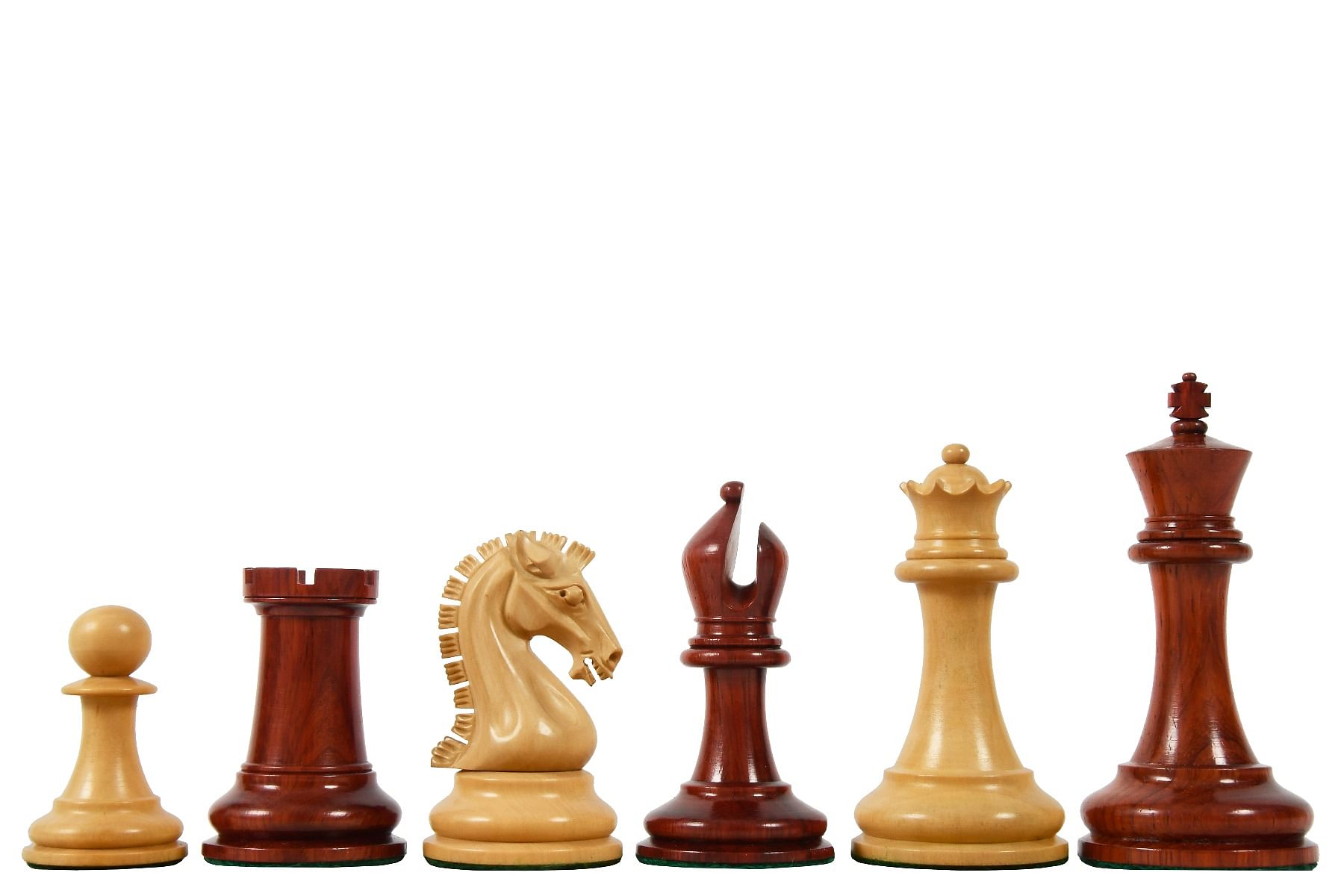 The Sinquefield Cup 2017 Reproduced Original Chess Pieces in Bud Rosewood & Boxwood - 3.75