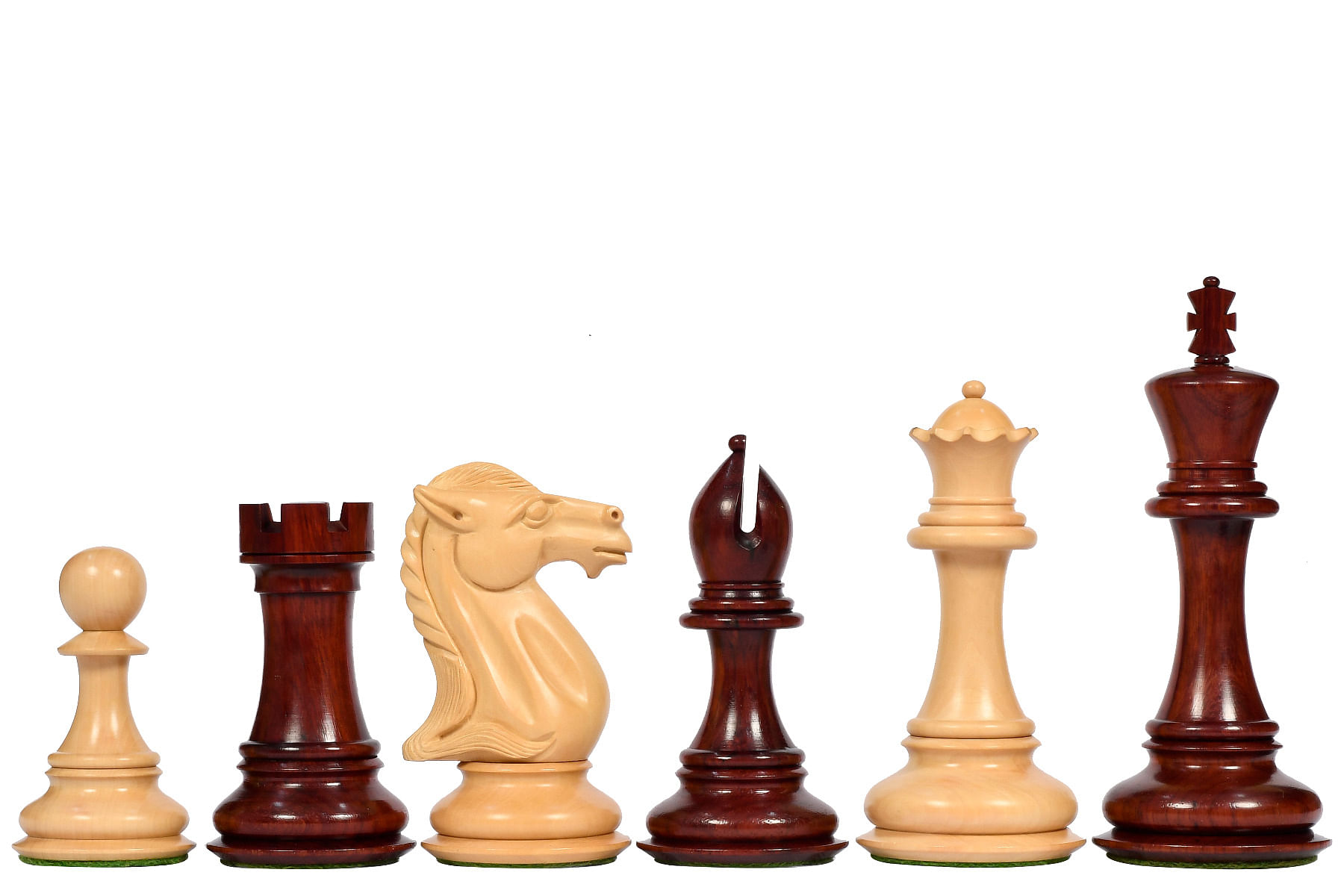 The 2018 CB Giant Monstrous Series Staunton Chess Pieces in Bud Rosewood & Box Wood - 6.0