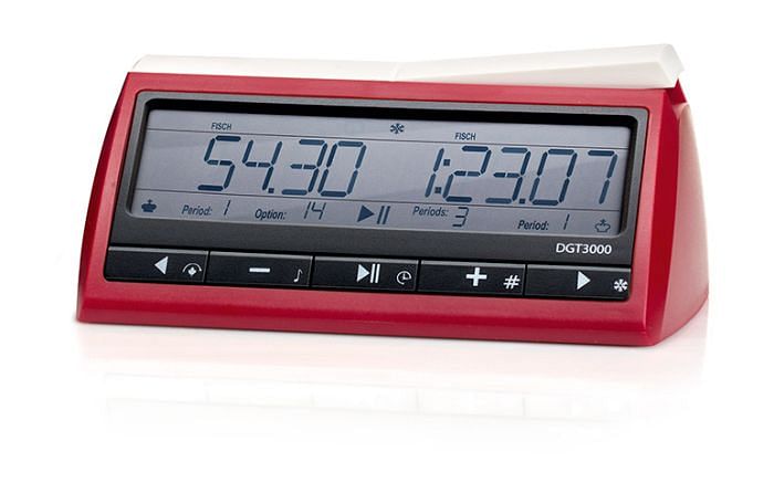 Official DGT 3000 Digital Chess Clock for Chess Game (WCC in Sochi was using this clock)
