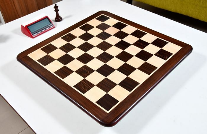 Wooden Chess Board Dark Brown Indian Rosewood 21" - 55 mm