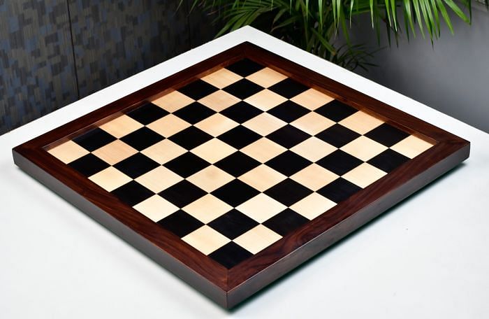 Wooden Chess Board in Ebony & Maple with Sheesham Wood Frame 21.8" - 60 mm
By Chessbazaar