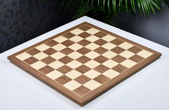 Standard Walnut Maple Wooden Chess Board Matte Finish 21" - 60 mm
By Chessbazaar