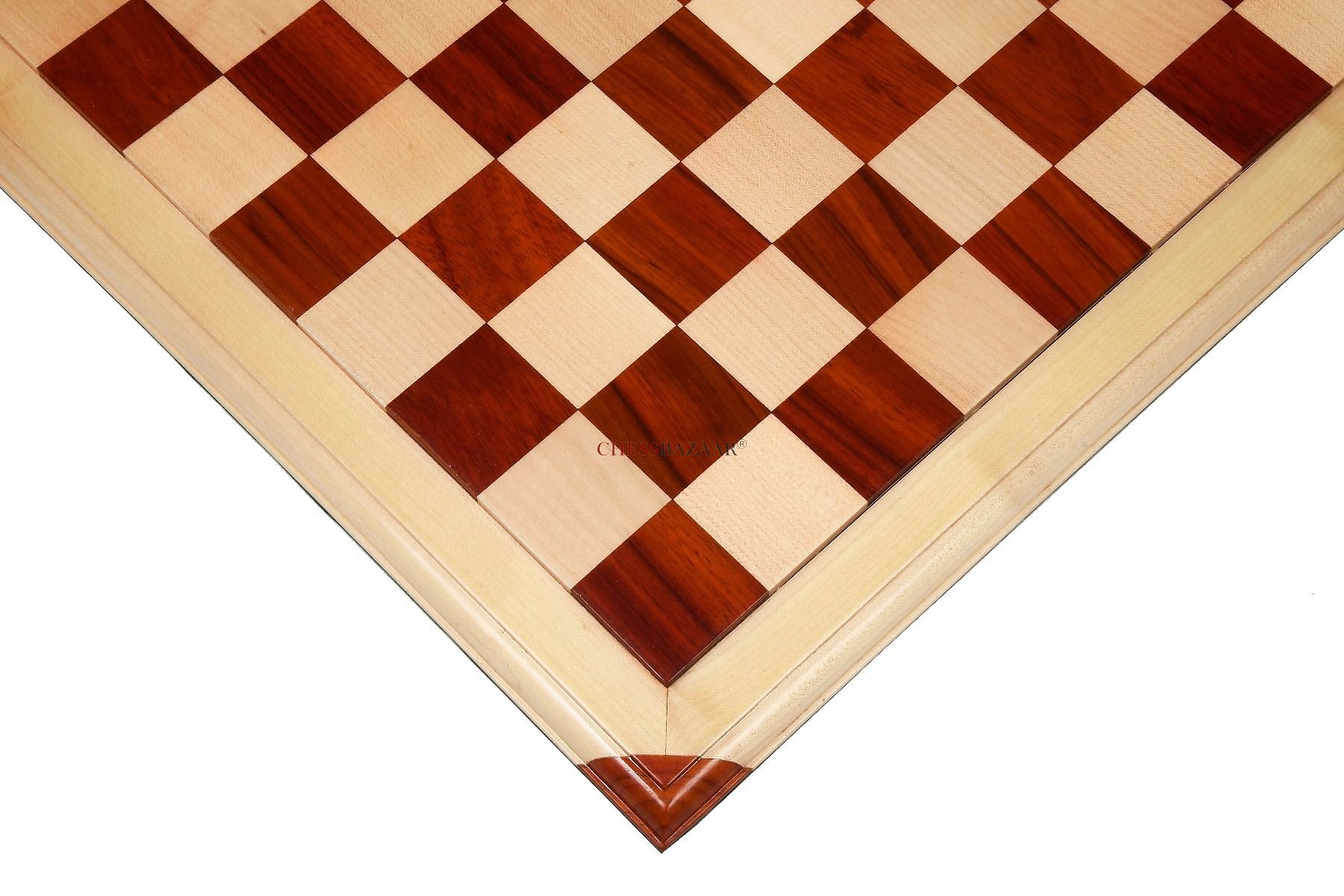 Chessboard Mahogany Standard | Tournament Size | 55 mm | Mahogany & Maple