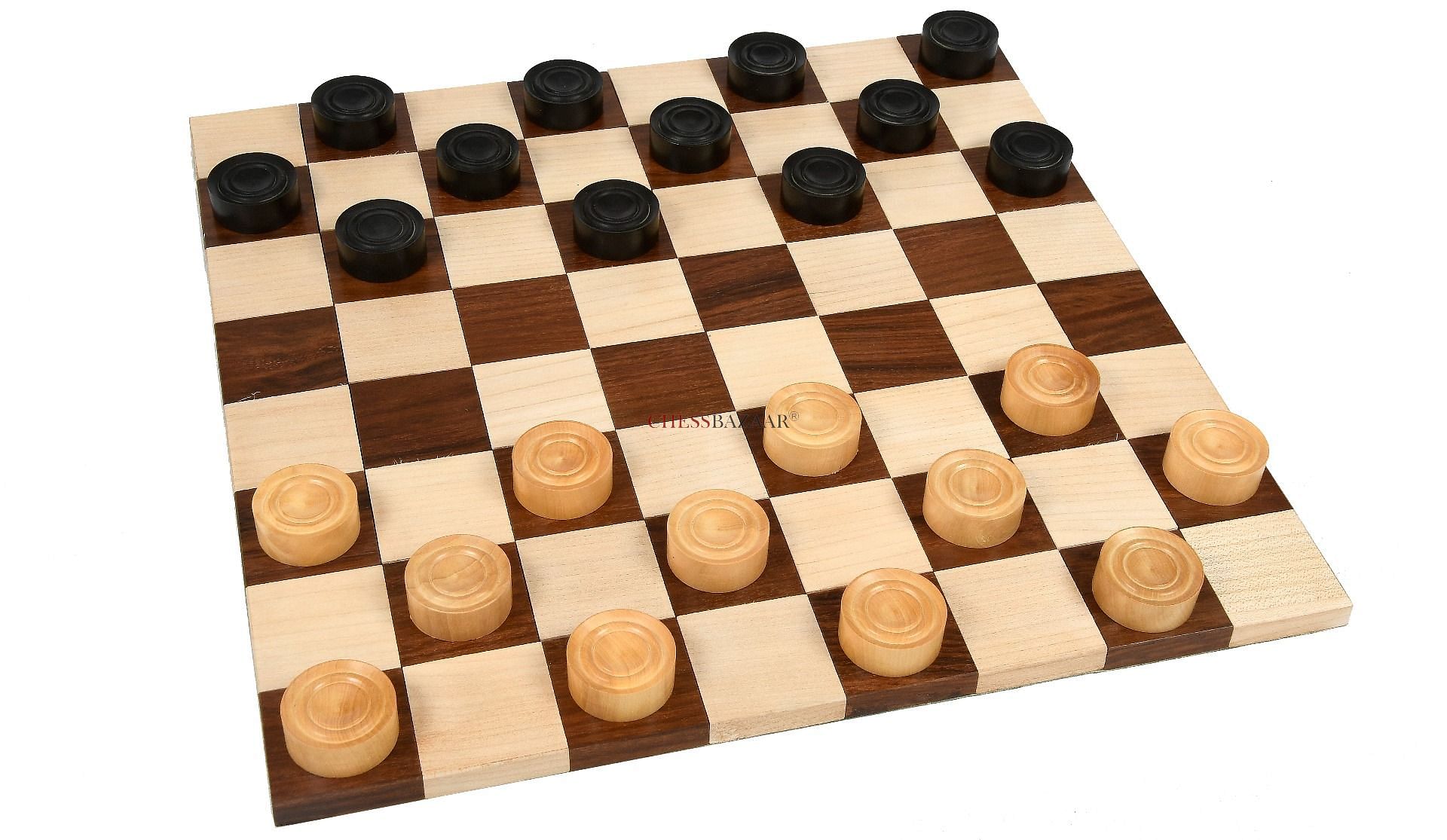 Games Box with Checkers / Draughts Circa 1830: Opens to a Chess Board