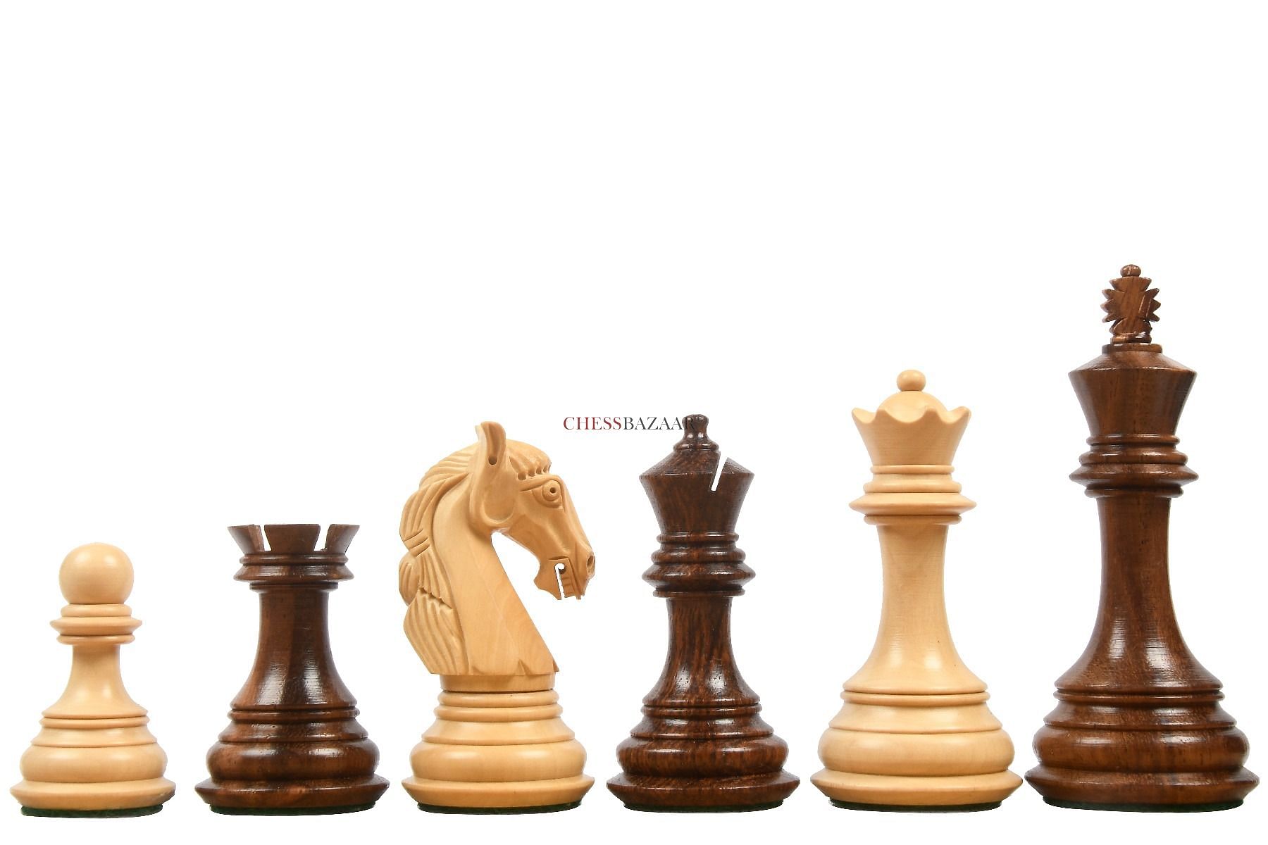 Buy The New Columbian Staunton Series Chess Pieces in Sheesham & Box ...