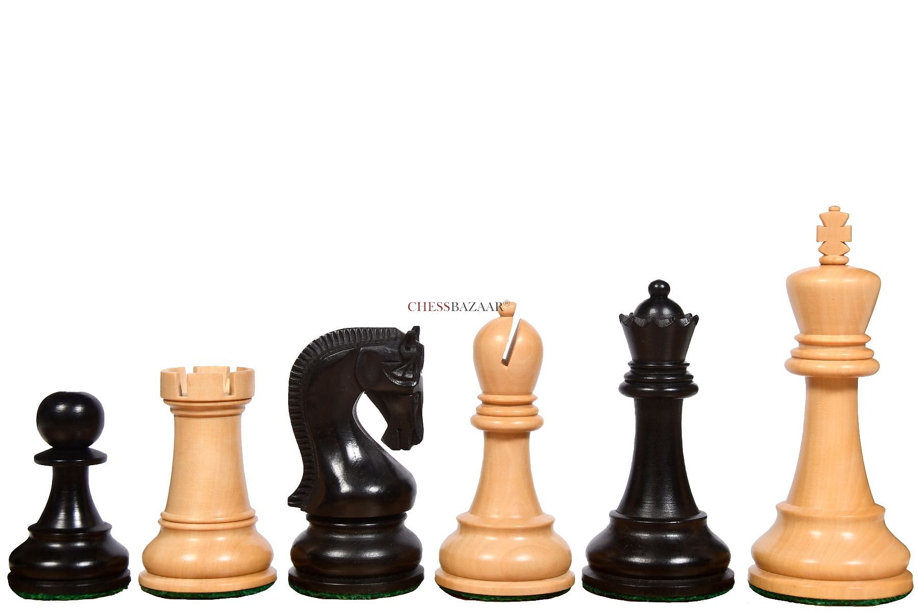 Buy The Leningrad Club-Sized Wooden Chess Pieces - 4.0