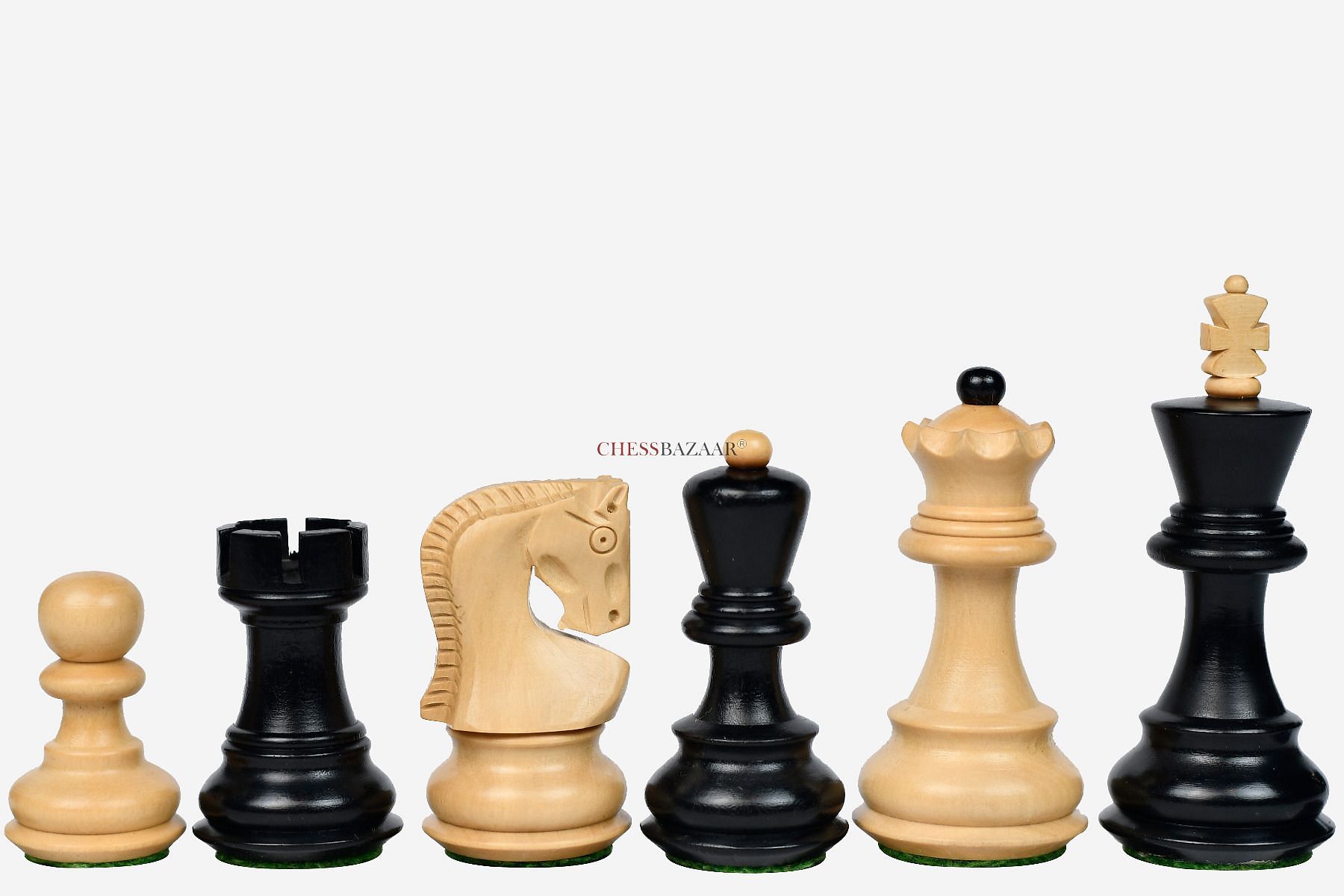 Buy chessbazaar's Russian Zagreb Chess Pieces in Ebonized Boxwood Online.