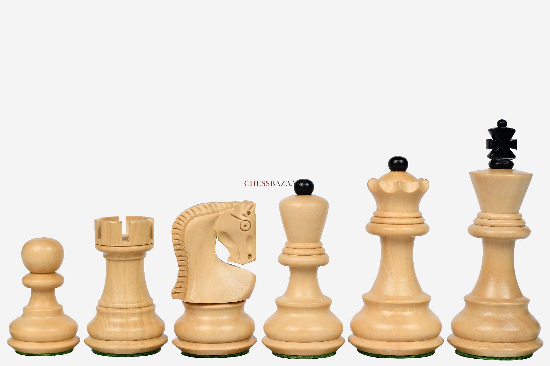 Buy chessbazaar's Russian Zagreb Chess Pieces in Ebonized Boxwood Online.