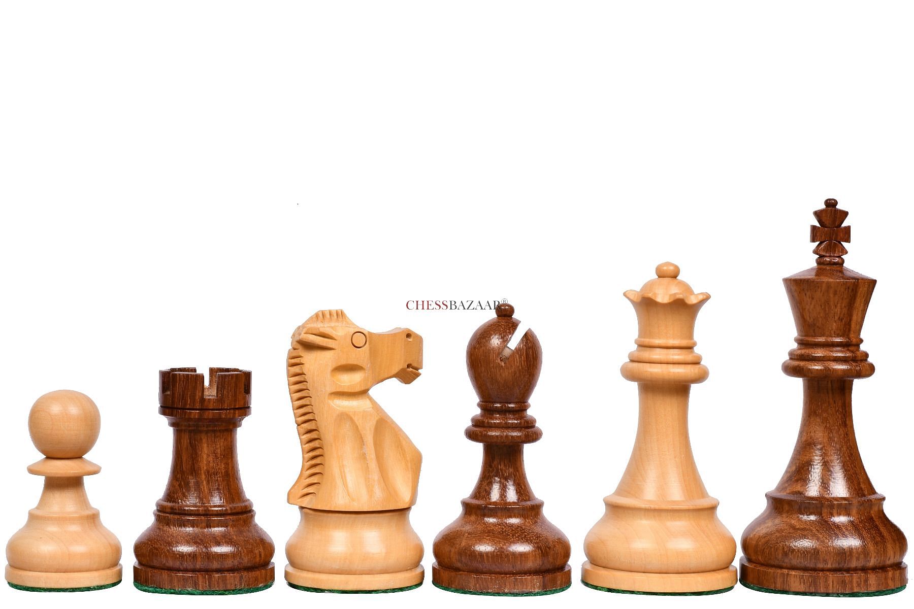 Reproduced 1972 Reykjavik Championship Series Chess Pieces in Sheesham ...