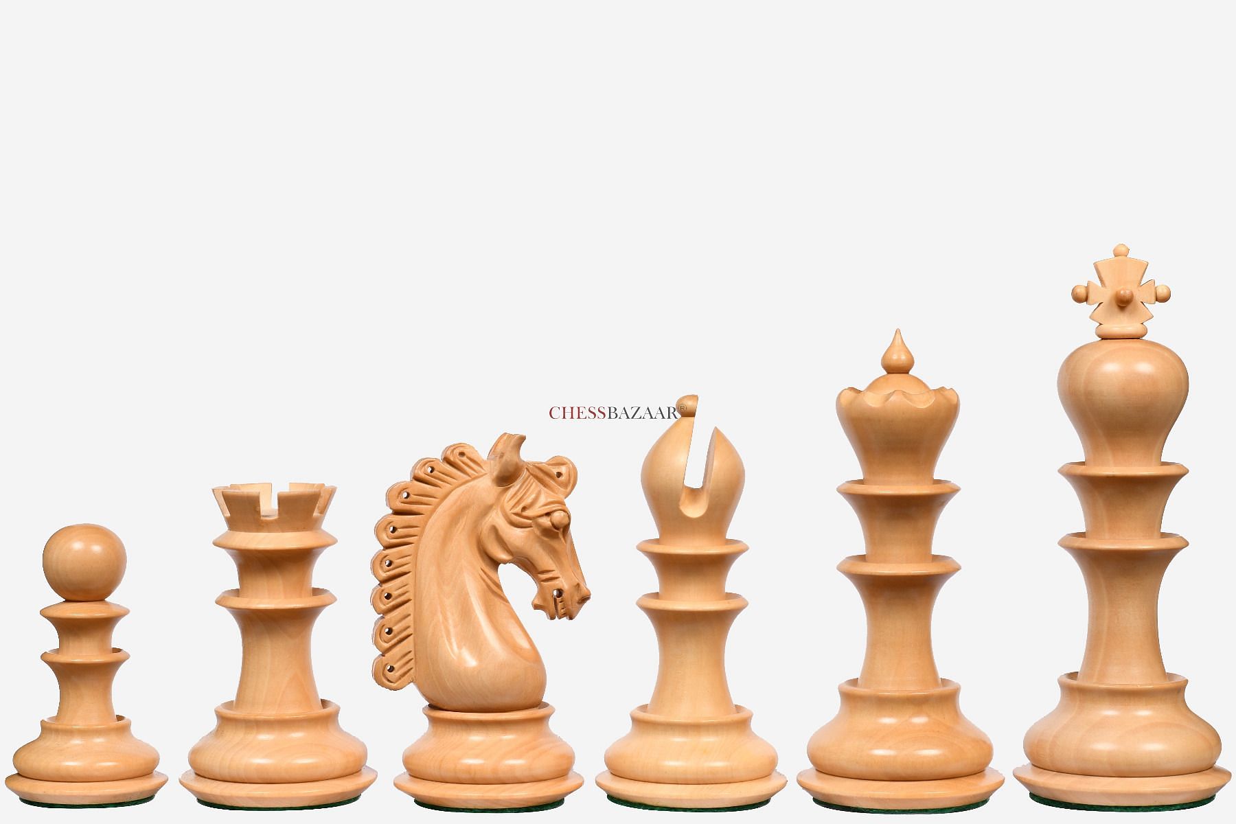 Buy Hurricane Staunton Luxury Chess Pieces made of Bud Rosewood and ...