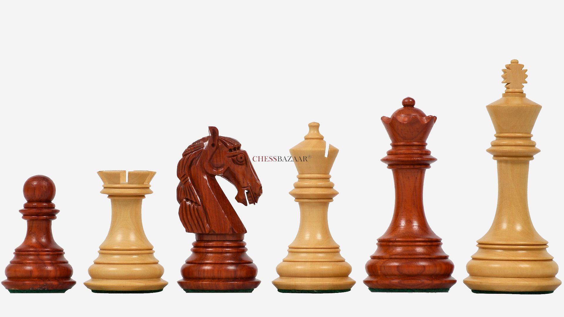 Buy The New Columbian Staunton Series Chess Pieces in Bud Rose Wood ...