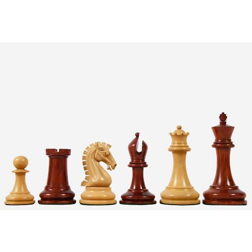 The Sinquefield Cup 2017 Reproduced Original Chess Pieces in Bud Rosewood & Boxwood - 3.75" King