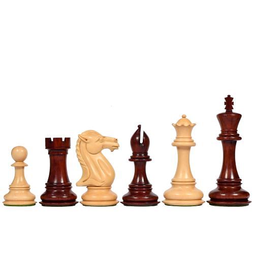 The 2018 CB Giant Monstrous Series Staunton Chess Pieces in Bud Rosewood & Box Wood - 6.0" King