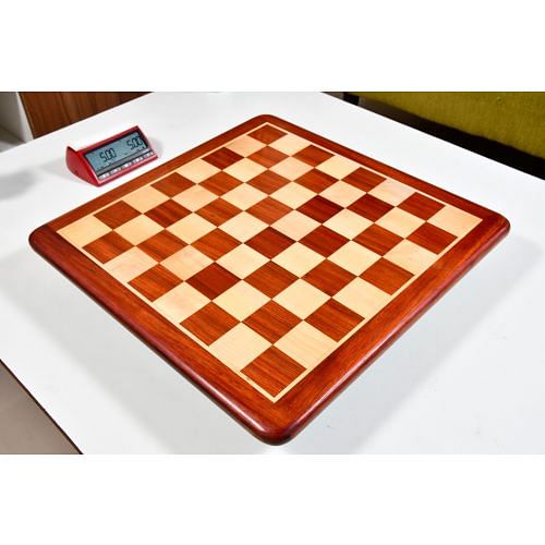 Chess Board in Blood Red Bud Rose Wood 