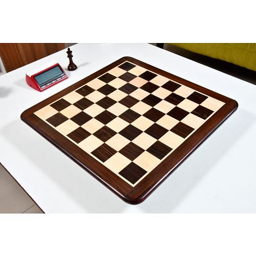 Wooden Chess Board Dark Brown Indian Rosewood 21" - 55 mm