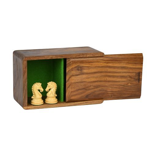 Tournament Chess Storage Box in Sheesham Wood for up to 3.5" Chess Set