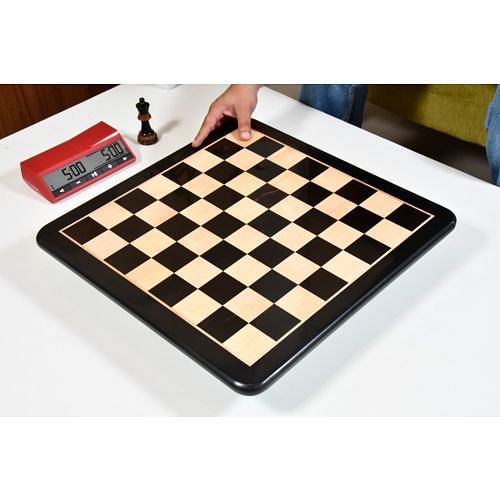 Wooden Chess Board Ebony Wood 19" - 50 mm