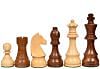 Tournament Series Staunton Chess Pieces with German Knight in Sheesham & Box Wood - 3.75" King