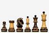1950 Dubrovnik Reproduction Chess Pieces V3.0 – Lacquered Burnt & Boxwood - 3.7" King
