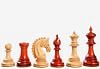 The California Chrome Staunton Series Chess Pieces in Bud Rosewood / Box wood - 4.1" King