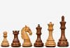 The New Columbian Staunton Series Chess Pieces in Sheesham & Box wood - 3.8" King