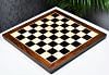 Solid Wooden Indian Chess Board in Genuine Ebony Wood & Maple Wood with Sheesham Wood Border 23" - 60 mm Square By Chessbazaar
