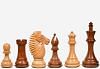 The Bridle Knight Series Wooden Chess Pieces - 4.0" King By Chessbazaar