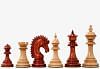 Ferocious Elite Series Chess Pieces in Bud Rose / Box Wood - 4.45" King