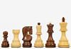 Old 1959 Russian Zagreb Staunton Chess Pieces in Sheesham Wood / Boxwood - 3.8" King