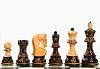 1959 Reproduced Russian Zagreb Staunton Series Chess Pieces in Burnt & Natural Box Wood - 3.89" King By Chessbazaar