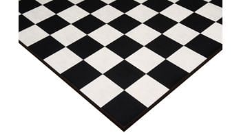 Minimalist Veneer Wooden Deluxe Black Anigre Maple Matte Finish Borderless Chess Board
