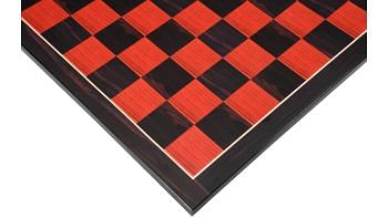 Wooden Printed Chess Board in Bud Rosewood & Ebony Wood Look 21" - 55 mm