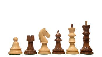 The Issac Lipnitsky 1946 Berlin Tournament Reproduced Chessmen in Sheesham Boxwood - 4.0" King