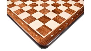 Wooden Chess Board Sheesham Wood and Maple Wood in Notation in 19" - 50 mm