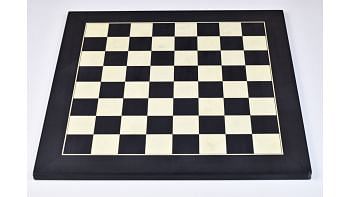 Slightly Imperfect Wooden Deluxe Black Anigre Maple Matte Finish Chess Board 18" - 45 mm