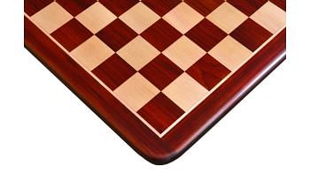 Wooden Chess Board Blood Red Bud Rose Wood 19" - 50 mm