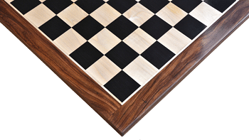 Ebony & Maple Wood Chess Board from chessbazaar