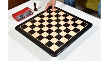 Wooden Chess Board Ebony Wood 19" - 50 mm