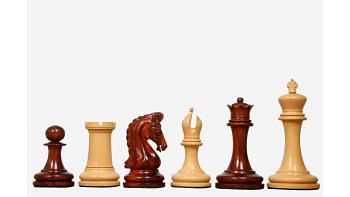 The Imperial Collector Series (Sinquefield Cup 2014) Chess Pieces V2.0 in Bud Rose Wood & Box Wood - 3.75" King