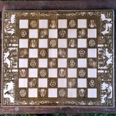 Custom Made in China Non-Wooden Chess Board Plastic Chess