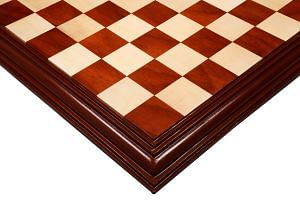 Solid Wooden Luxury Indian Handmade Chess Board in Bud Rosewood (Padauk) & Maple - 21