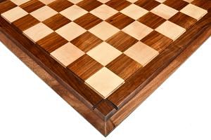 Deluxe Sheesham Solid Wood Maple Wooden Chess Board  21