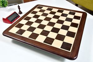 Wooden Chess Board Dark Brown Indian Rosewood 21