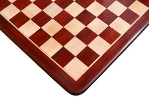 Solid Wooden Chess Board Blood Red Bud Rose Wood (Padauk) 23