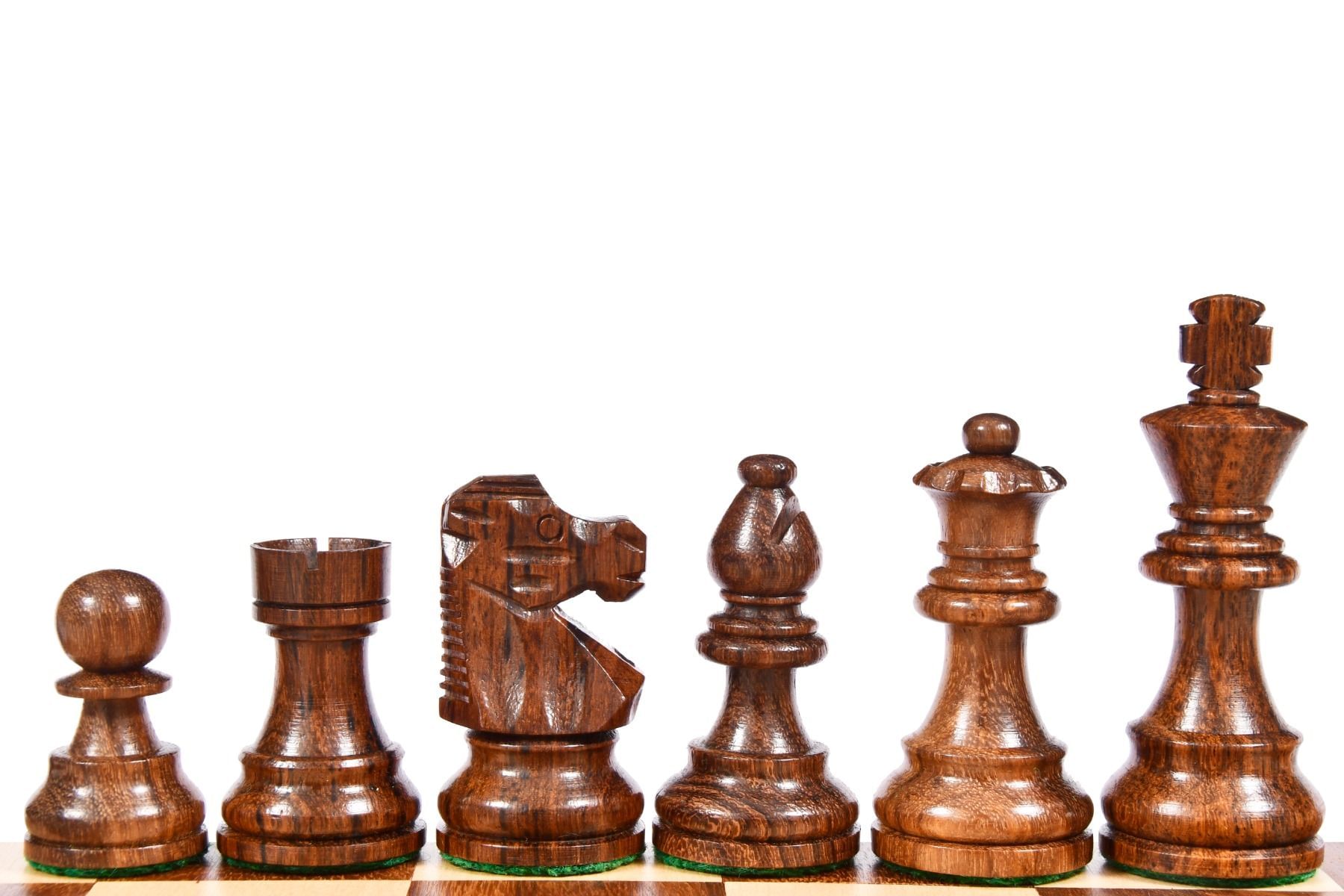 Reproduced French Lardy Exclusive Wooden Chess Pieces with Extra Queens