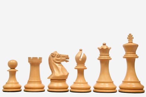 Buy Old Vintage English Staunton Series Chess Pieces in Sheesham Online