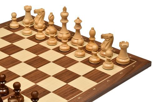 4.1 Pro Staunton Weighted Wooden Chess Set- Chess Pieces Only