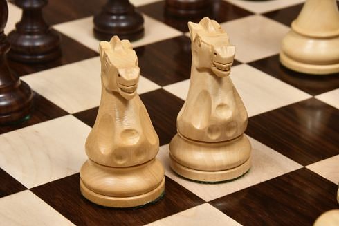 4.1 Bud Rosewood Staunton Chess Pieces Set ENGLISH CLUB 