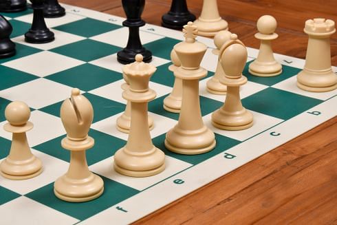 3.8 Inches Tournament Plastic Chess Pieces from chessbazaar