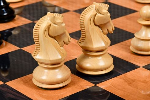 World Championship Chess Pieces Set Ebonywood 3.75 Official FIDE Approved  Type.
